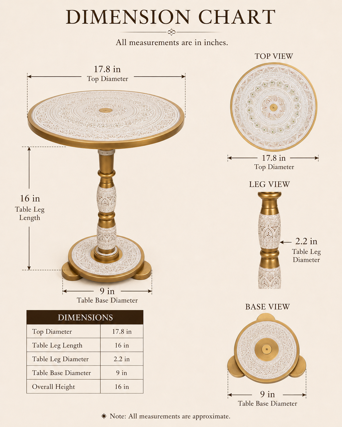 Ivora By Auris Atelier | Round Coffee Table | Round End Table | Naqshi Art