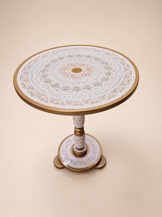 Ivora By Auris Atelier | Round Coffee Table | Round End Table | Naqshi Art