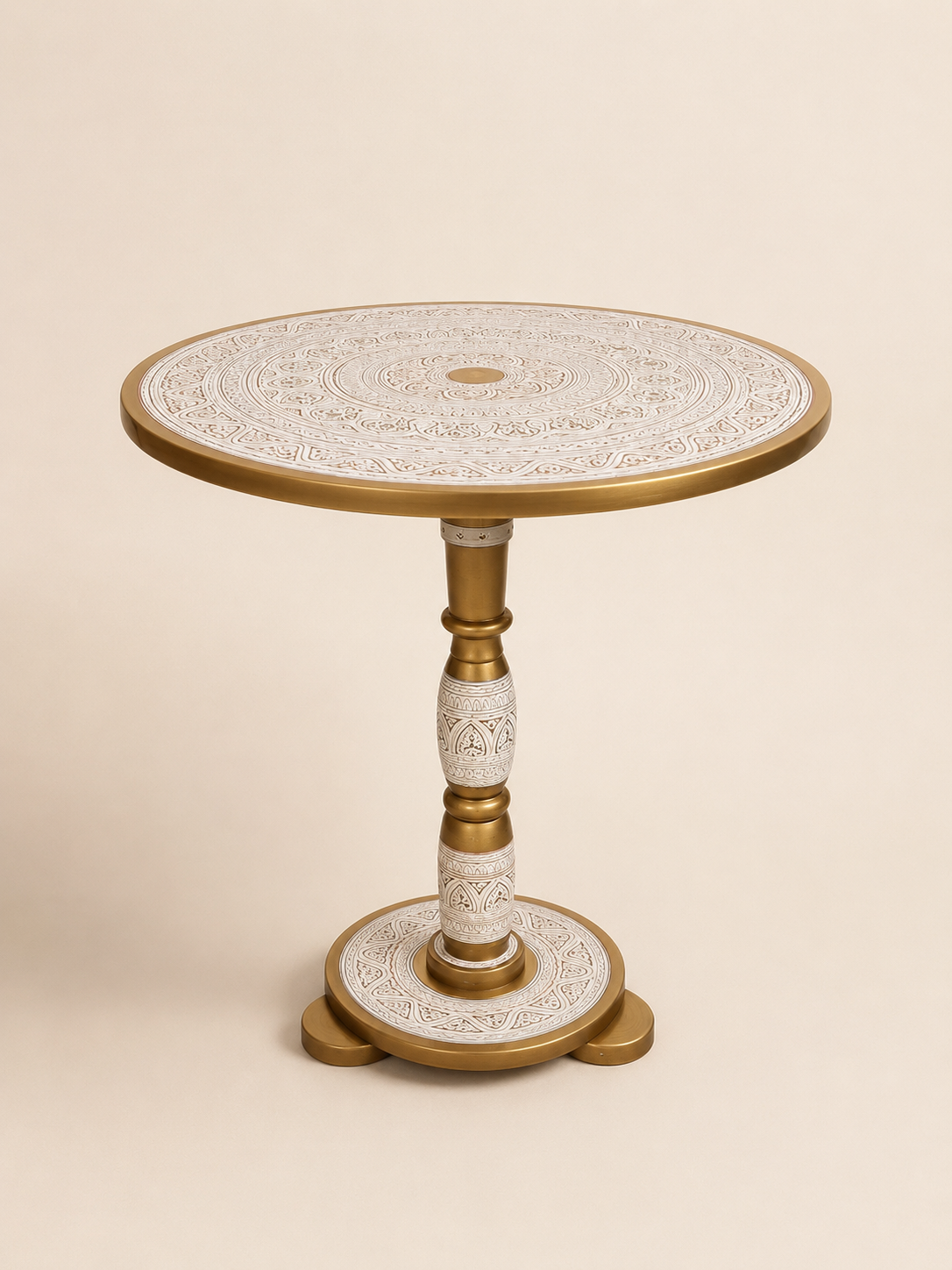 Ivora By Auris Atelier | Round Coffee Table | Round End Table | Naqshi Art