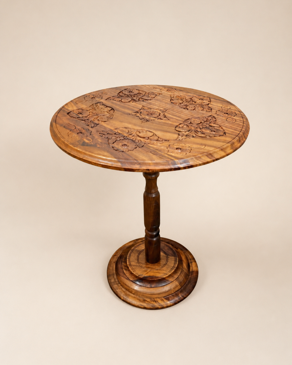 Signature Hearth Hand-Carved Sheesham Coffee Table | Auris Atelier