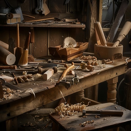 Hand-carving and finishing Sheesham wood furniture for Auris Atelier